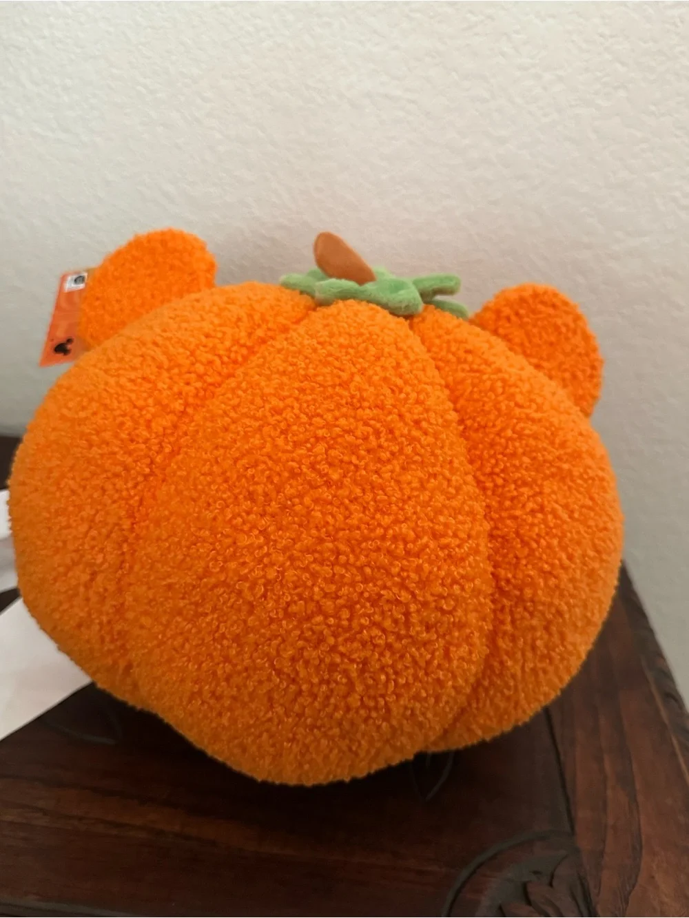 BNWT! Licensed Disney Halloween Pumpkin Pillow Pooh Bear Winnie The Pooh